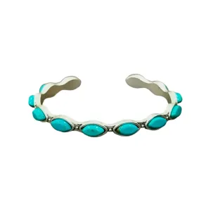 Women's Isac Navajo Turquoise Cuff Bracelet 710986