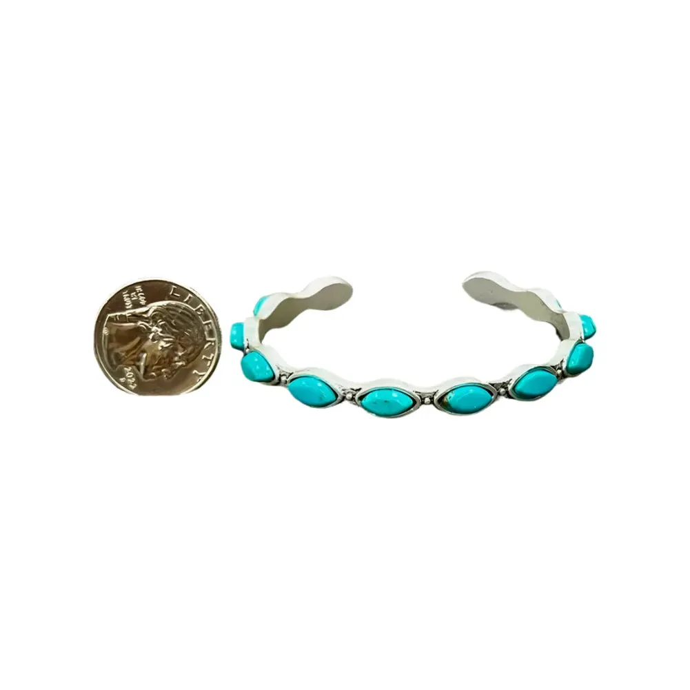 Women's Isac Navajo Turquoise Cuff Bracelet 710986