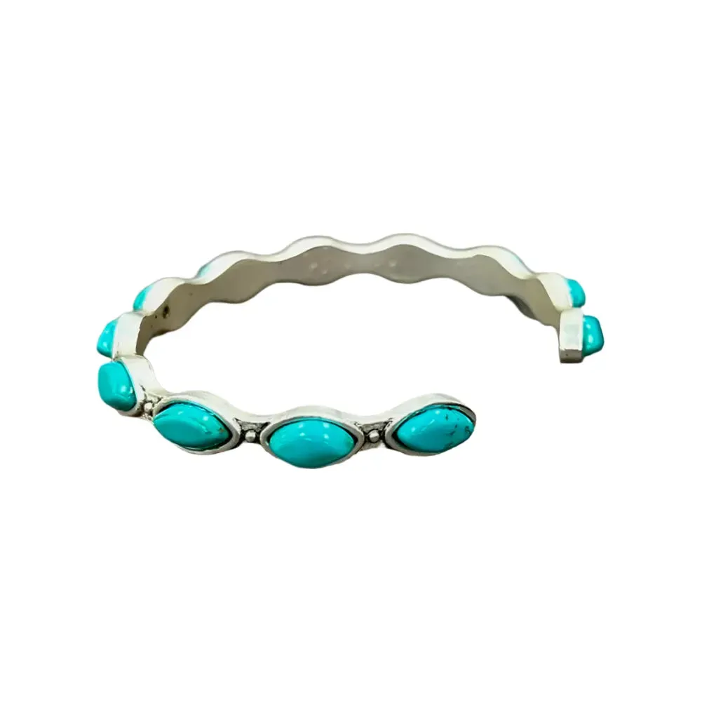 Women's Isac Navajo Turquoise Cuff Bracelet 710986