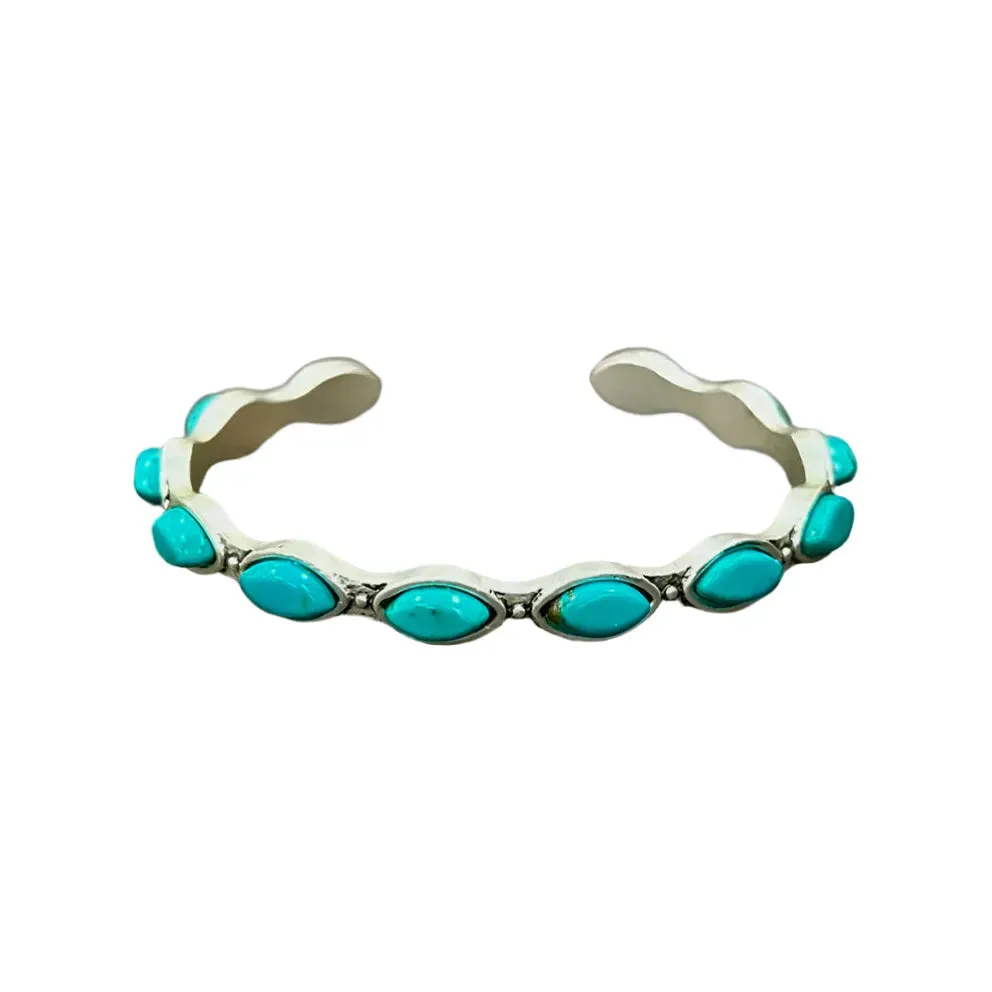 Women's Isac Navajo Turquoise Cuff Bracelet 710986